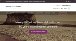 Desktop Screenshot of holidayillnessclaim.co.uk